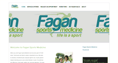 Desktop Screenshot of fagansportsmedicine.com