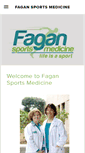 Mobile Screenshot of fagansportsmedicine.com